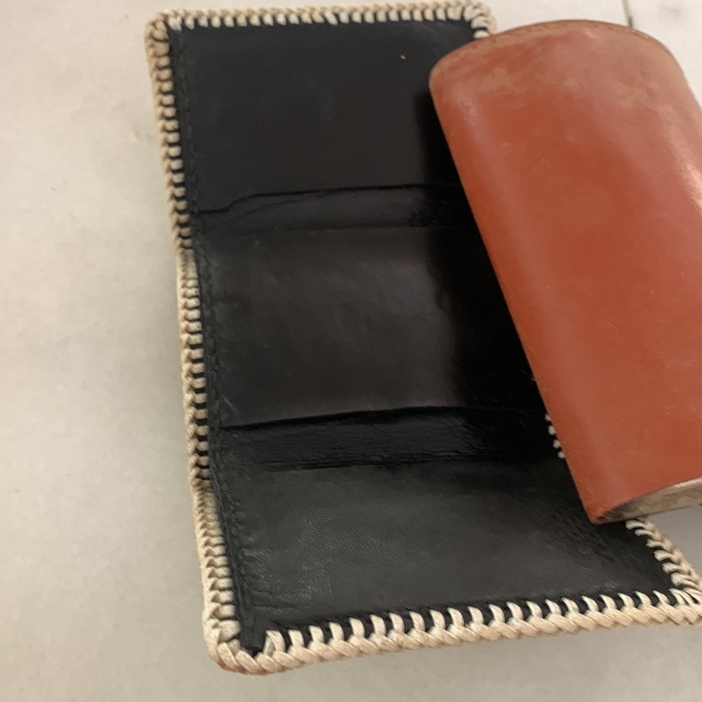 Vintage White Python Tri-Fold Wallet - image 3